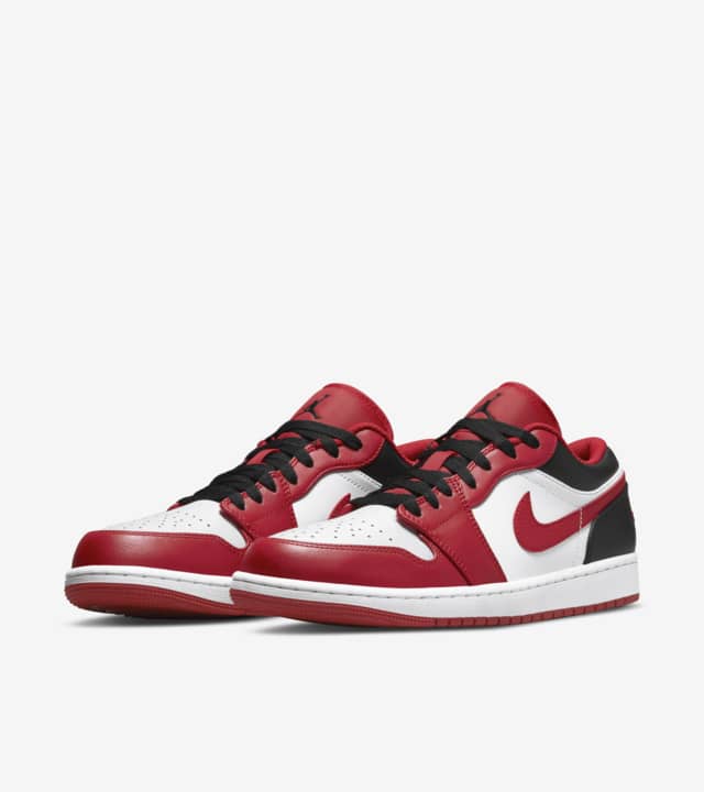 553558-163 nike air jordan 1 low gym red and black chính hãng đến King Shoes