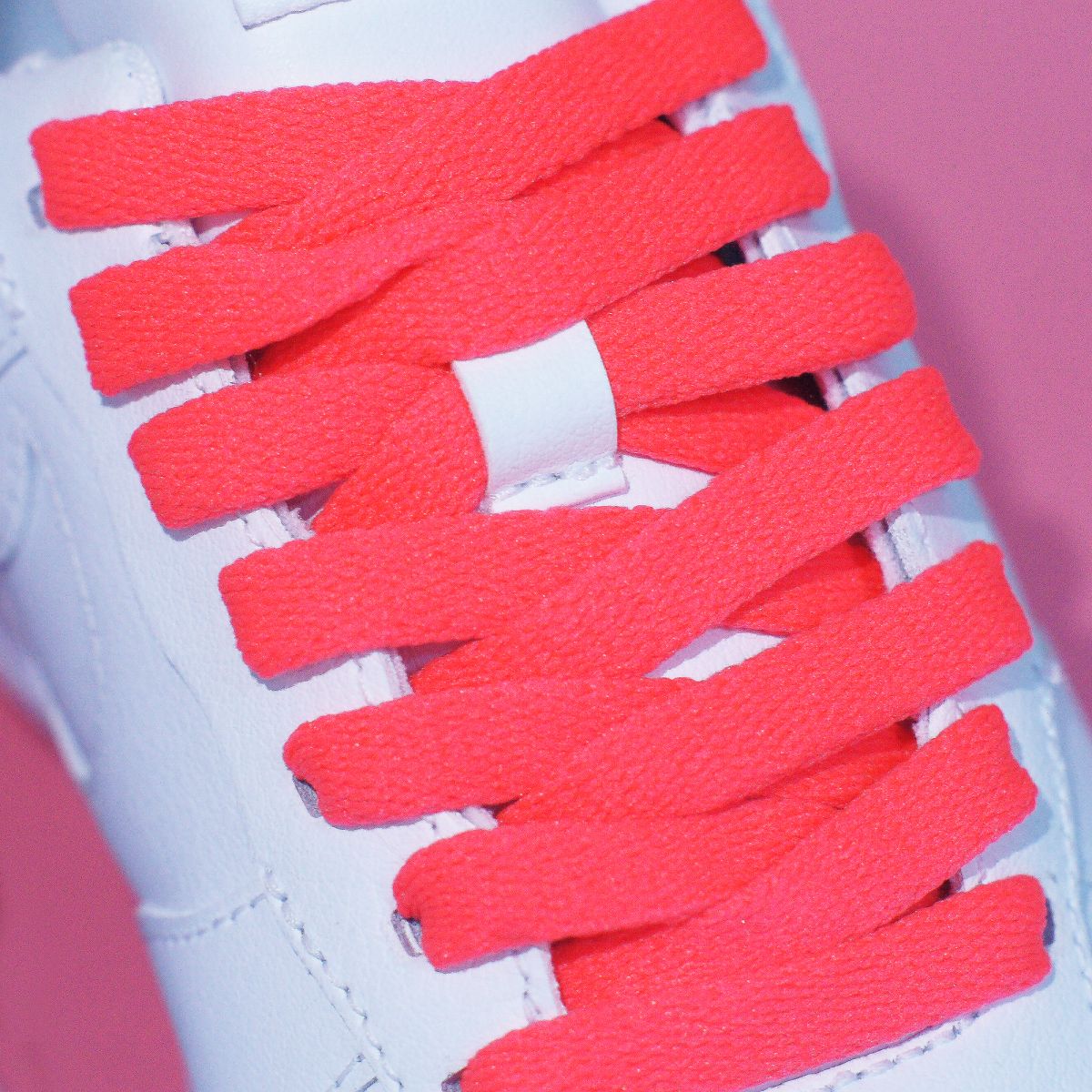 DÂY GIÀY FLAT (Dây giày dẹp) - HỒNG NEON | King shoe laces tại HCM