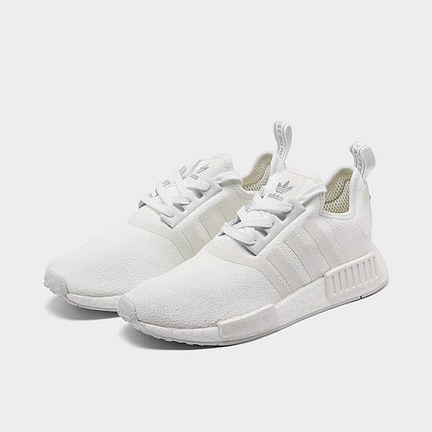 optocht slaaf Slepen Giày adidas NMD R1 ALL WHITE - H01903 | King Shoes sneaker real HCM
