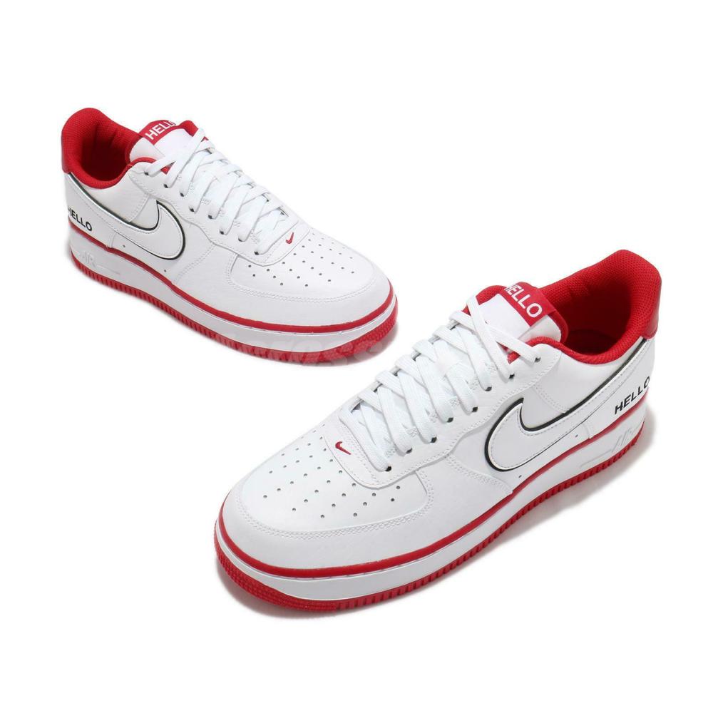 Giày Nike Air Force 1 07 LX HELLO Pack White University Red - CZ0327 100 |  King Shoes sneaker real HCM