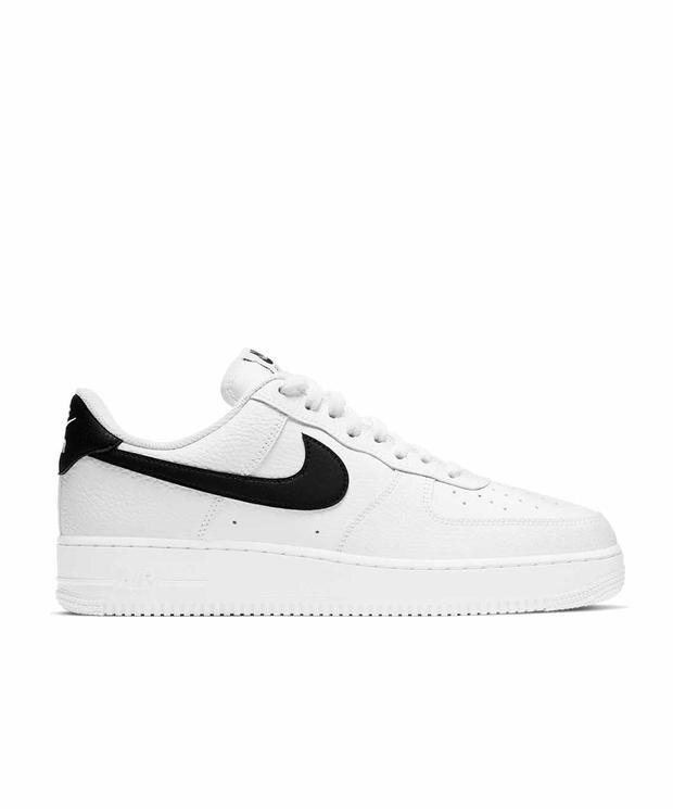 Giày Nike AIR FORCE 1 LOW WHITE BLACK - CT2302 100 | King Shoes sneaker  real HCM