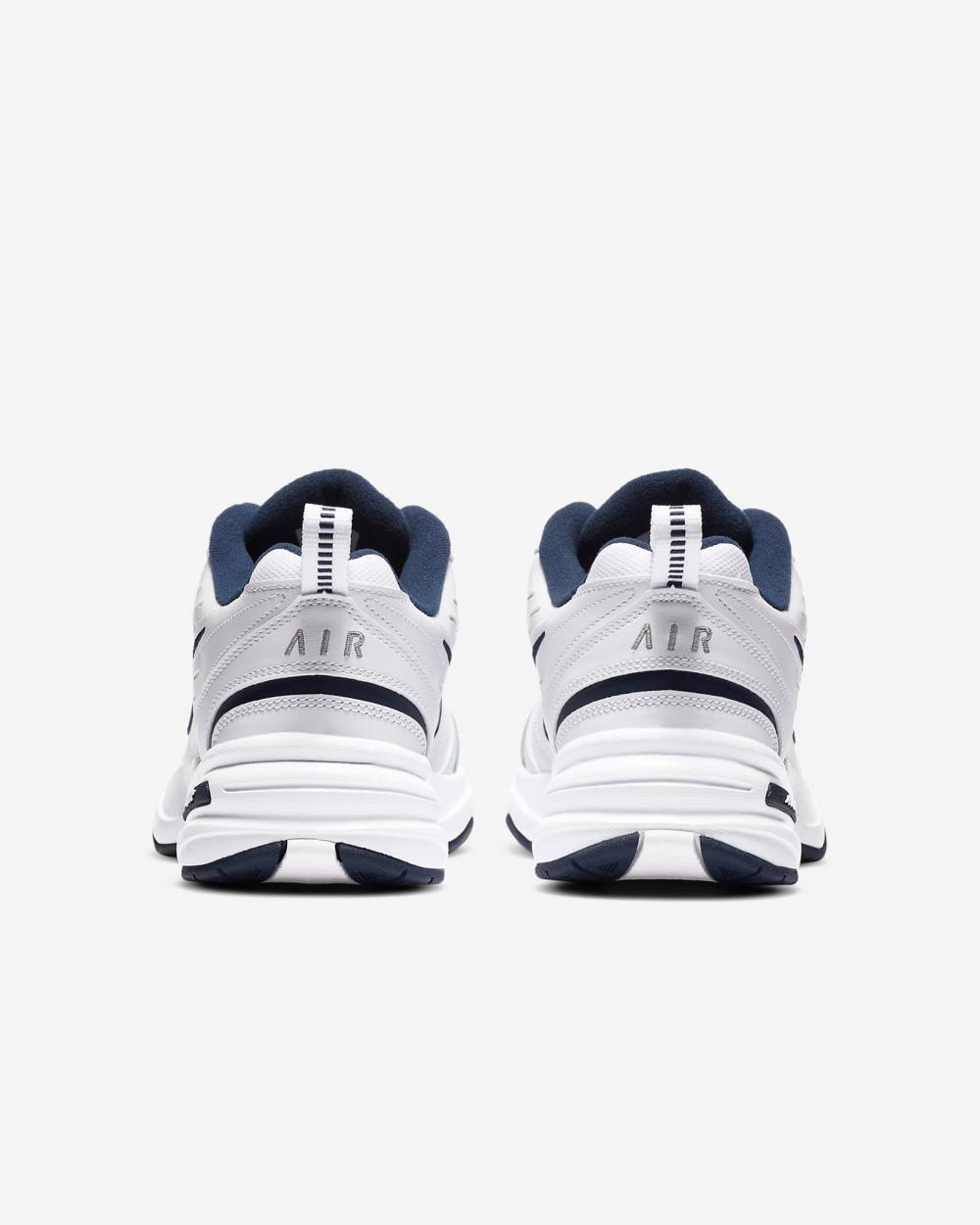 Giày Nike Air Monarch Iv White Navy - 415445 102 | King Shoes Sneaker Real  Hcm