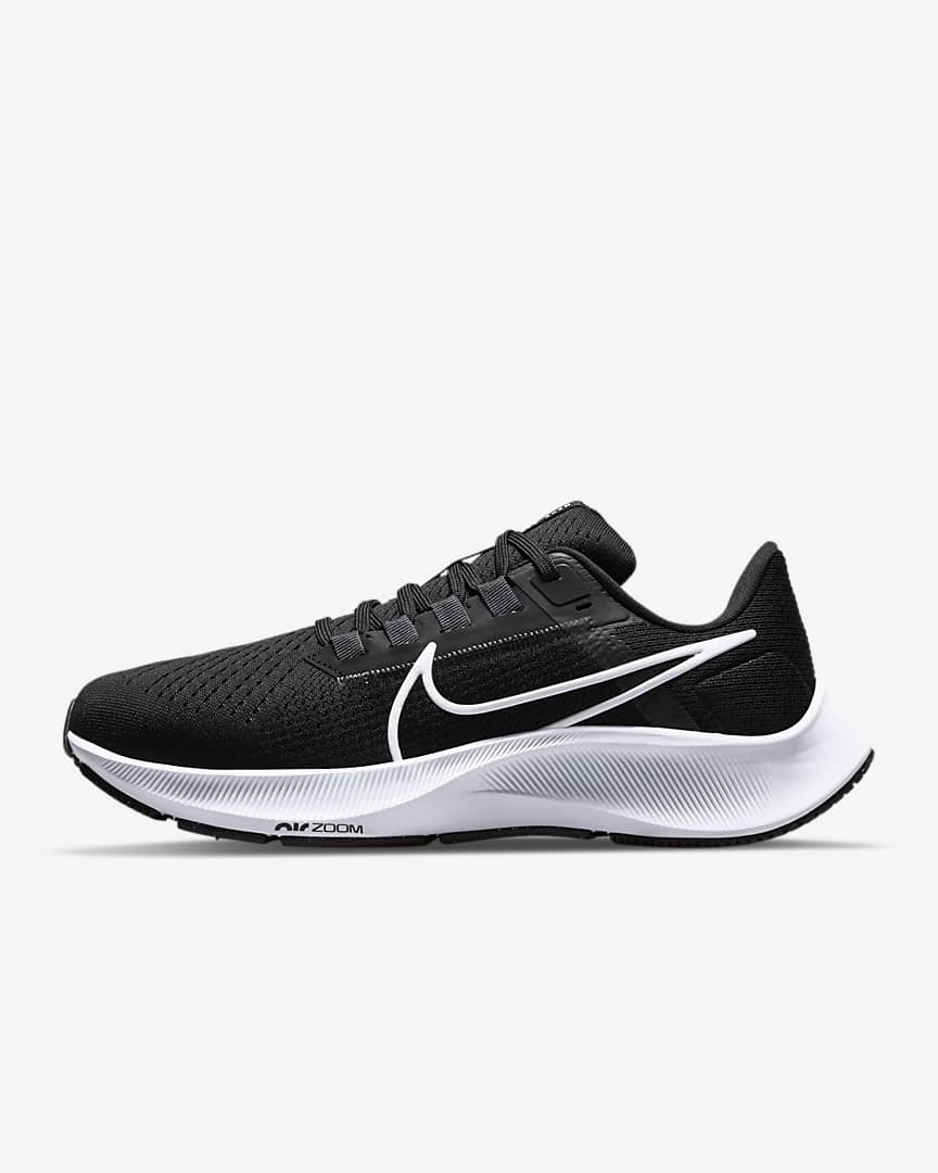 Giày Nike Air Zoom Pegasus 38 Black White - CW7358 002 | King Shoes sneaker  real HCM