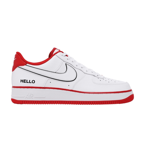 AIR FORCE 1 07 LX HELLO PACK WHITE UNIVERSITY RED
