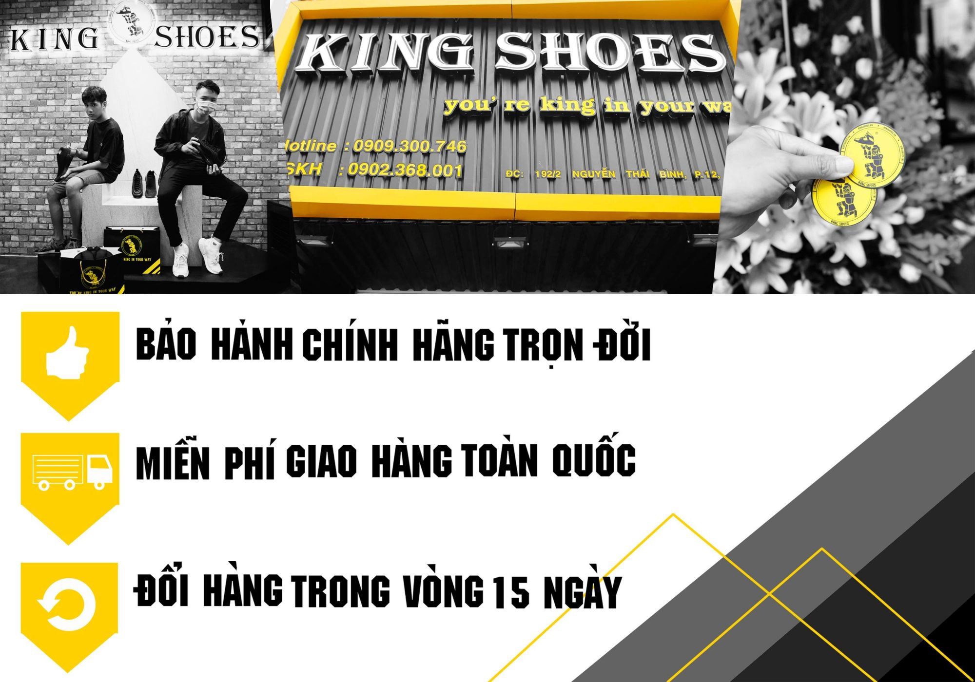 King shoes chính sách giao nhận hàng