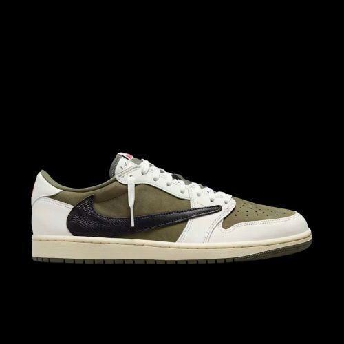 AIR JORDAN 1 LOW x TRAVIS SCOTT REVERSE OLIVE